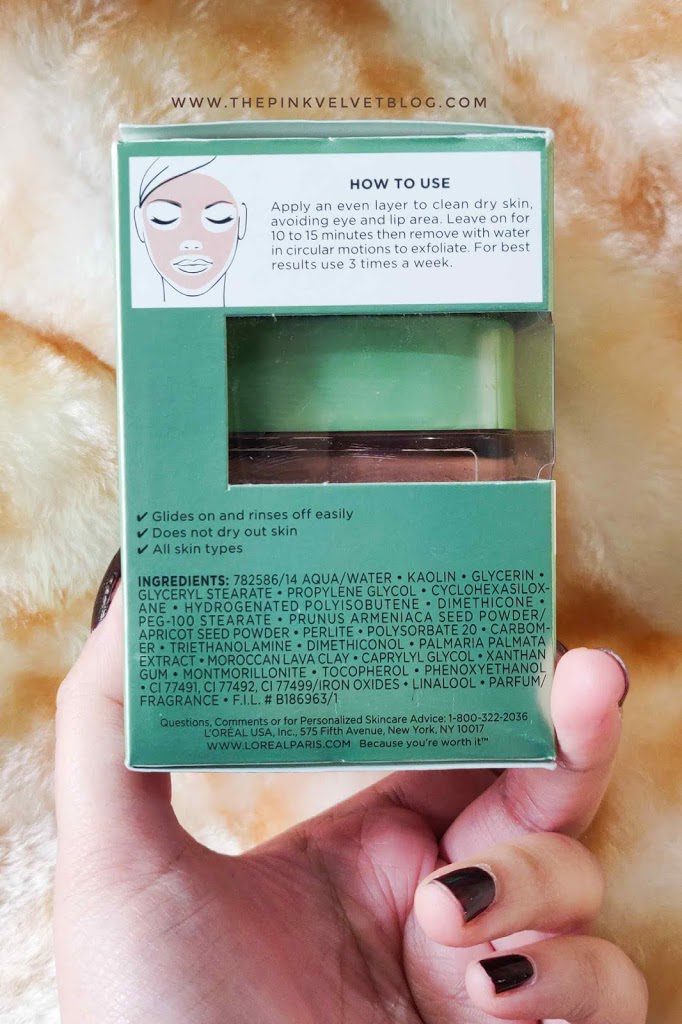 Loral red clay mask ingredients