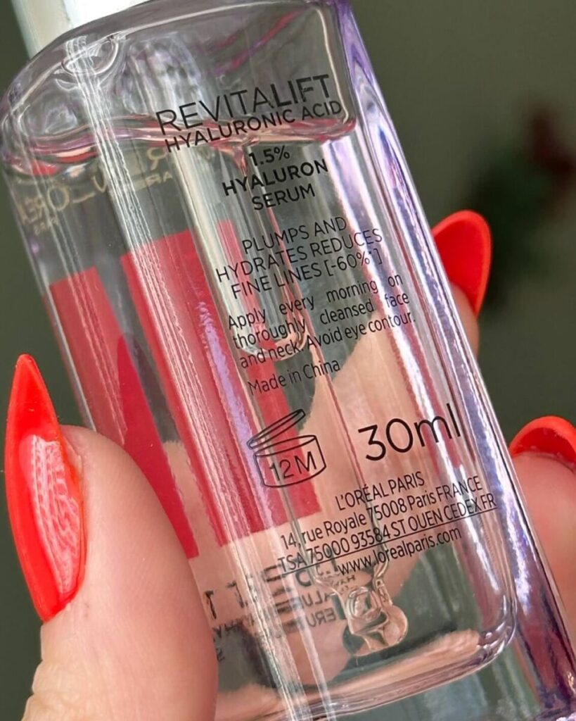 L'Oreal Revitalift Hyaluronic Acid Serum Review