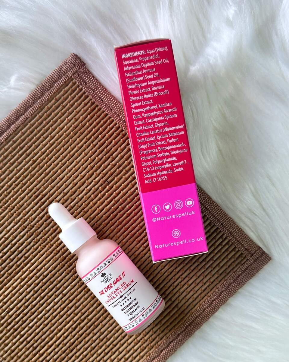 nature spell eye serum ingredients