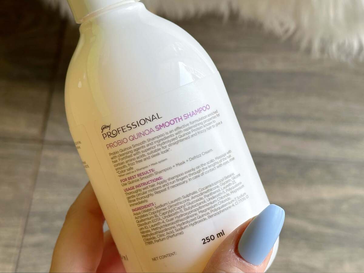 godrej quinoa smooth shampoo ingredients