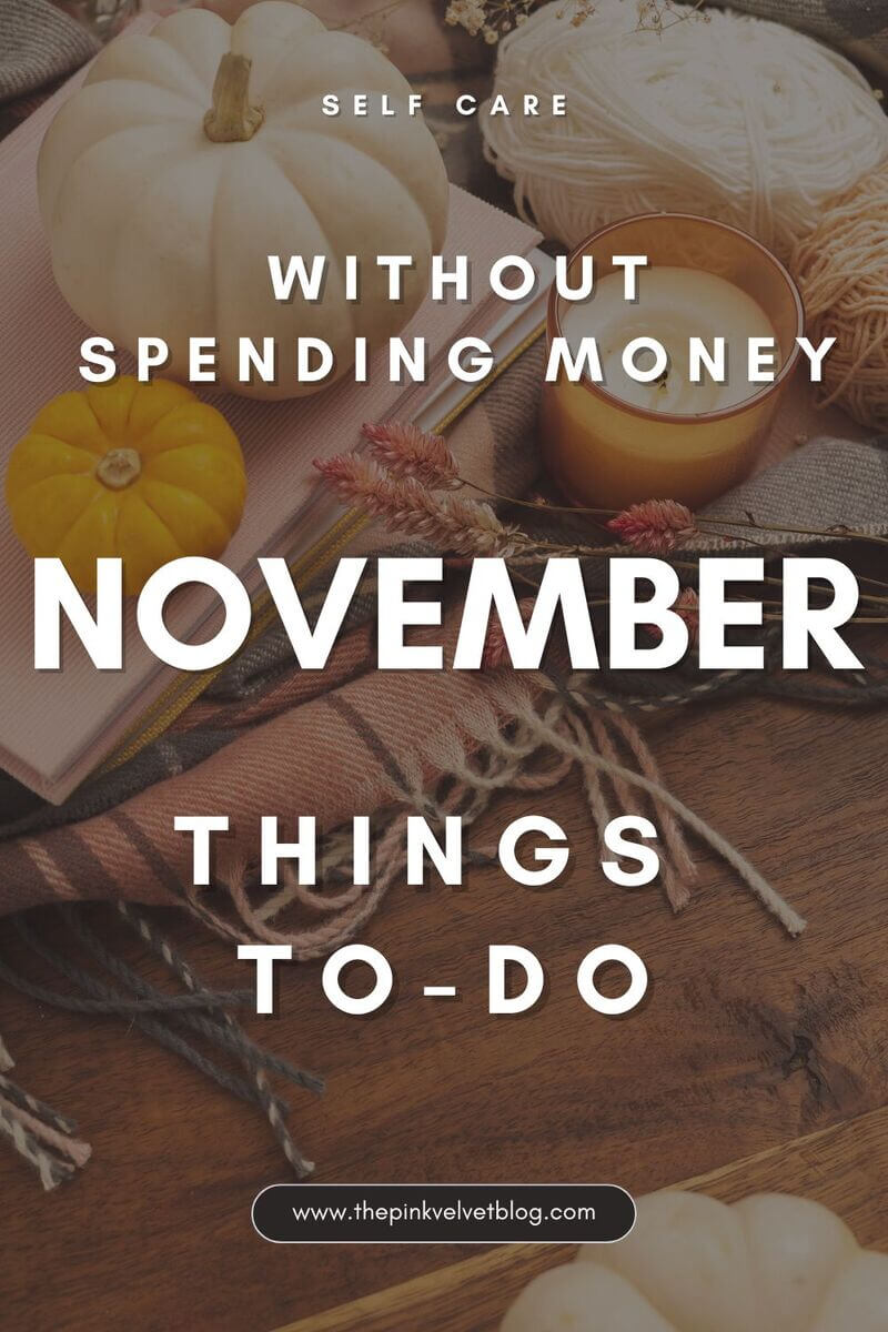 November aesthetic things to do