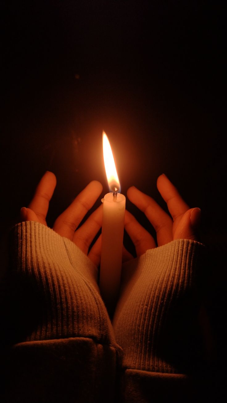 candle burning