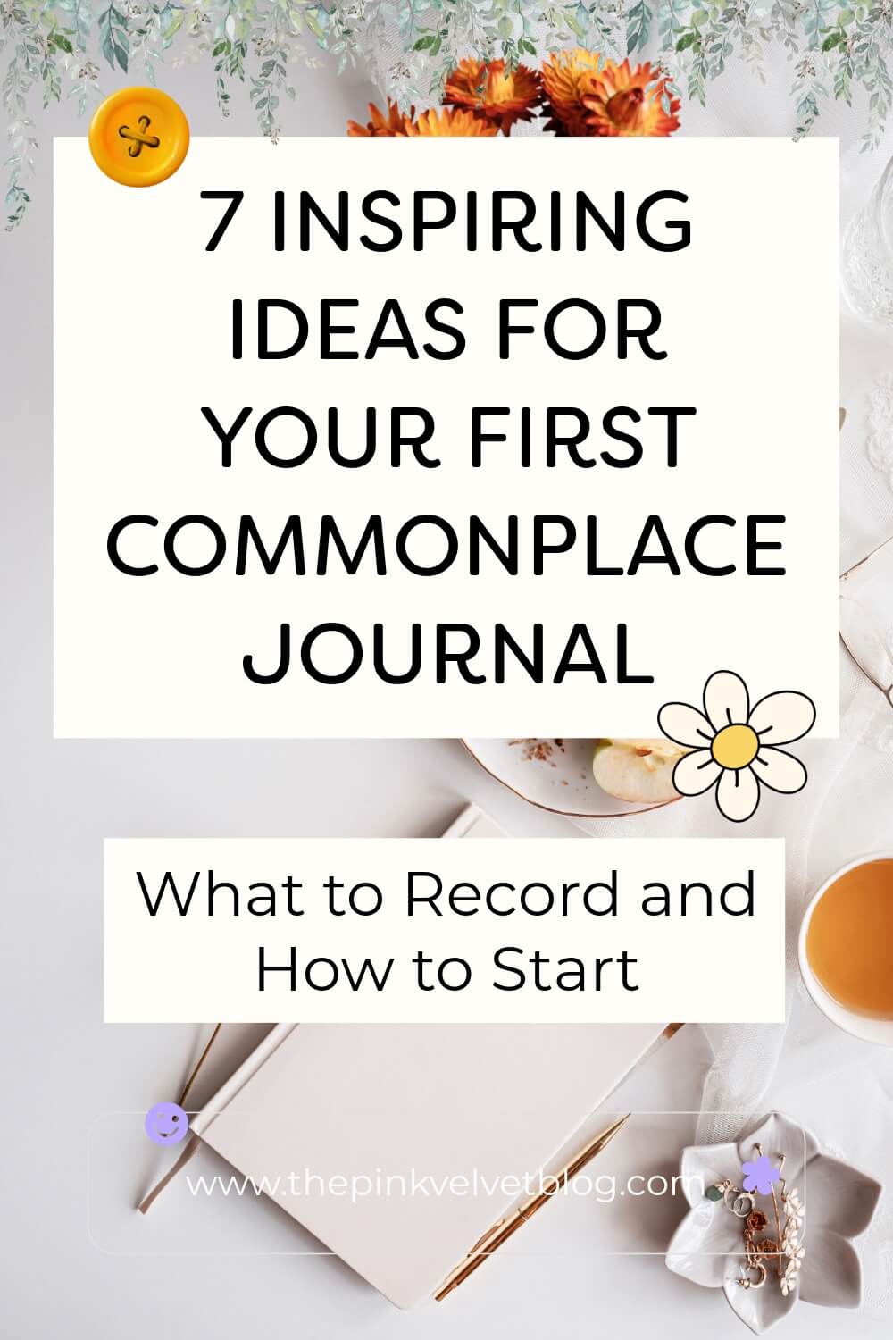 commonplace journal ideas